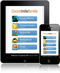 Corona Indie Bundle, on iOS (iPhone/iPad) and Android
